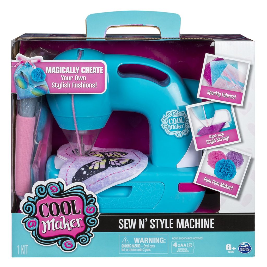 Cool Maker – Sew N’ Style Sewing Machine with Pom Pom Maker Attachment