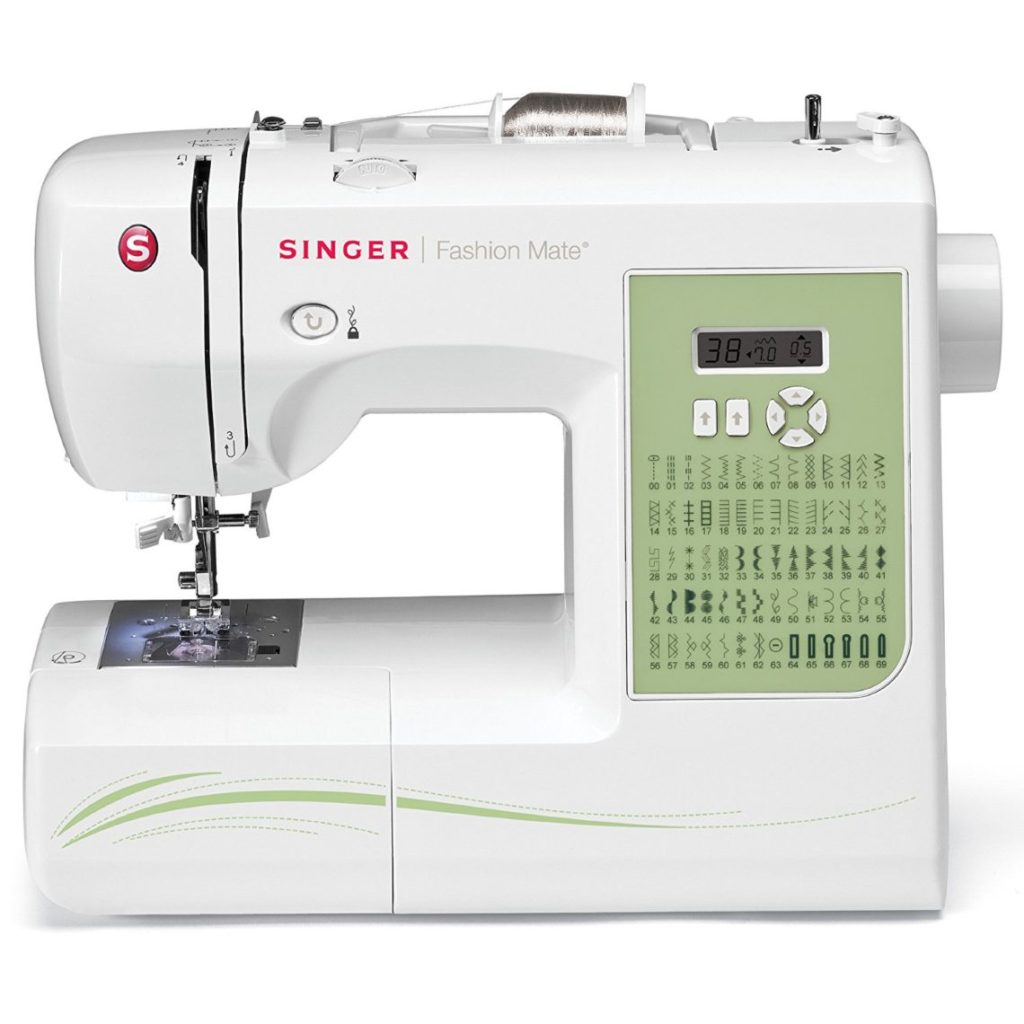Singer 7256 Fashion Mate 70-Stitch Computerized Free-Arm Sewing Machine with Automatic Needle Threader