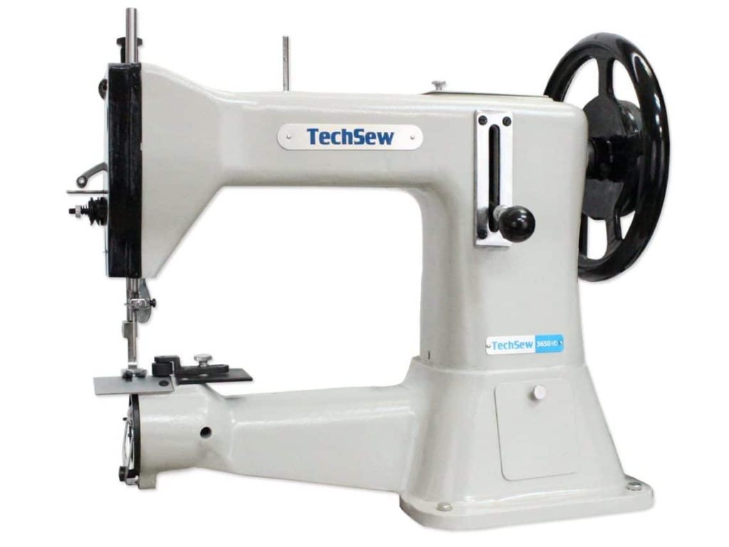 TechSew 3650HD Heavy Duty Leather Industrial Sewing Machine with Assembled Table & Servo Motor